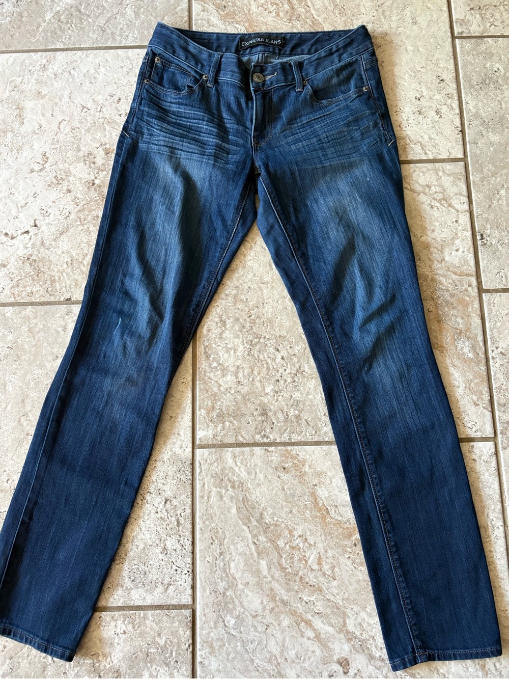 Express Stella Low Rise Skinny Jeans